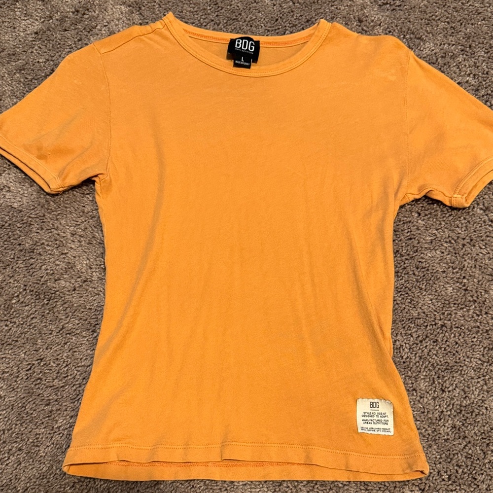 BDG Vibrant Orange Baby Tee